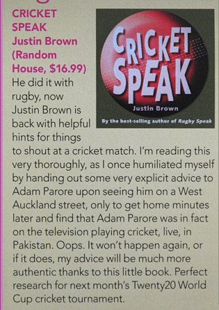 NZ Woman's Weekly magazine clipping