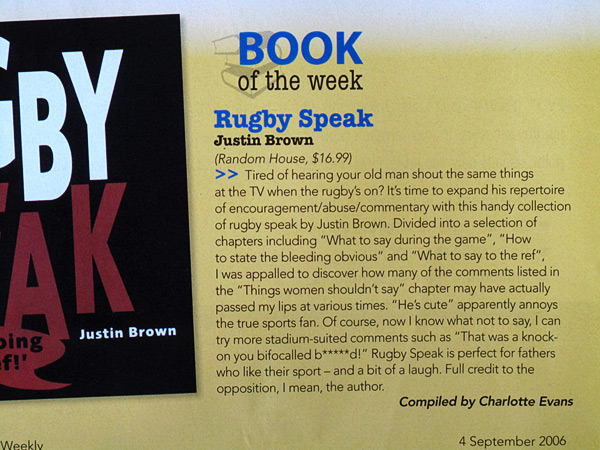 NZ Woman's Weekly magazine clipping