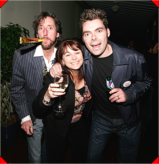 Andrew, Jacque and Justin party like it's 1999...