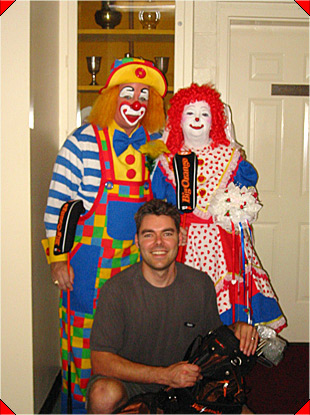 Just clowning around...